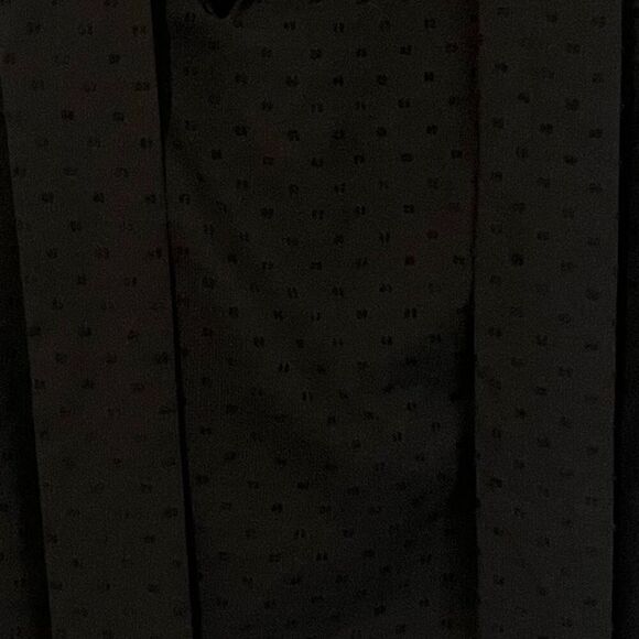 H&M Black Sleeveless Polka Dot Blouse Women’s Size 2 - Picture 4 of 6